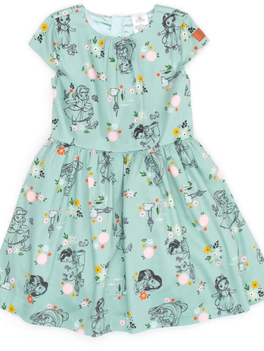 Rare Disney Animators Green Chic Dress